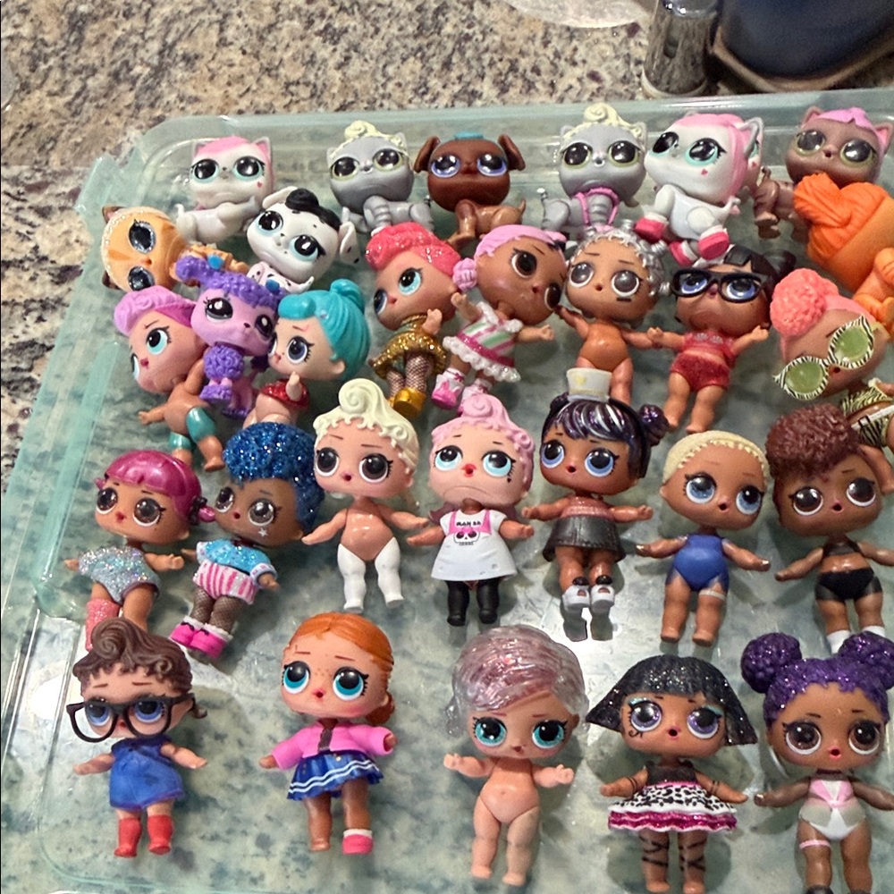 Assorted Colorful Dolls Set, LOL Dolls box
